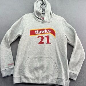 Youth XL Mitchell & Ness Gray Dominique Wilkins Hoodie